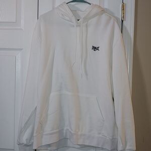 Everlast  White  Sweatshirt  Hoodie  fleece lined Sz L